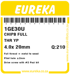 1GE30 - Chipboard Screw -1GE30_Label_T